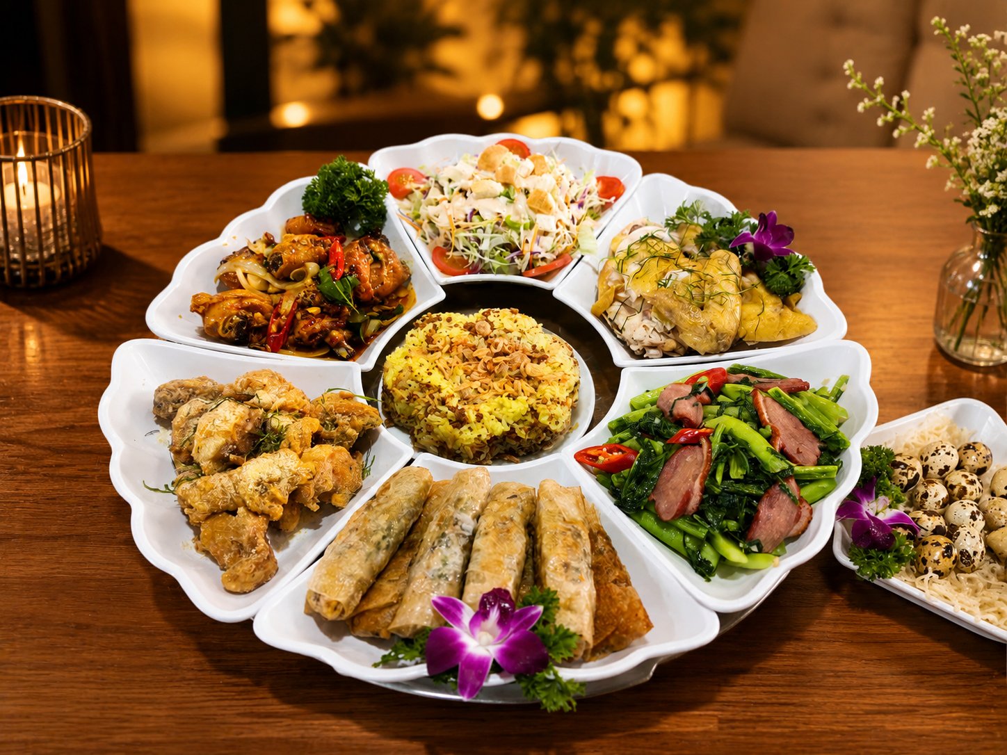 Mẹt Gà 7 Món Hùng Râu