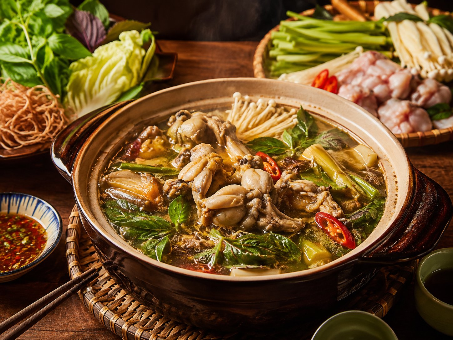Lẩu ếch đồng