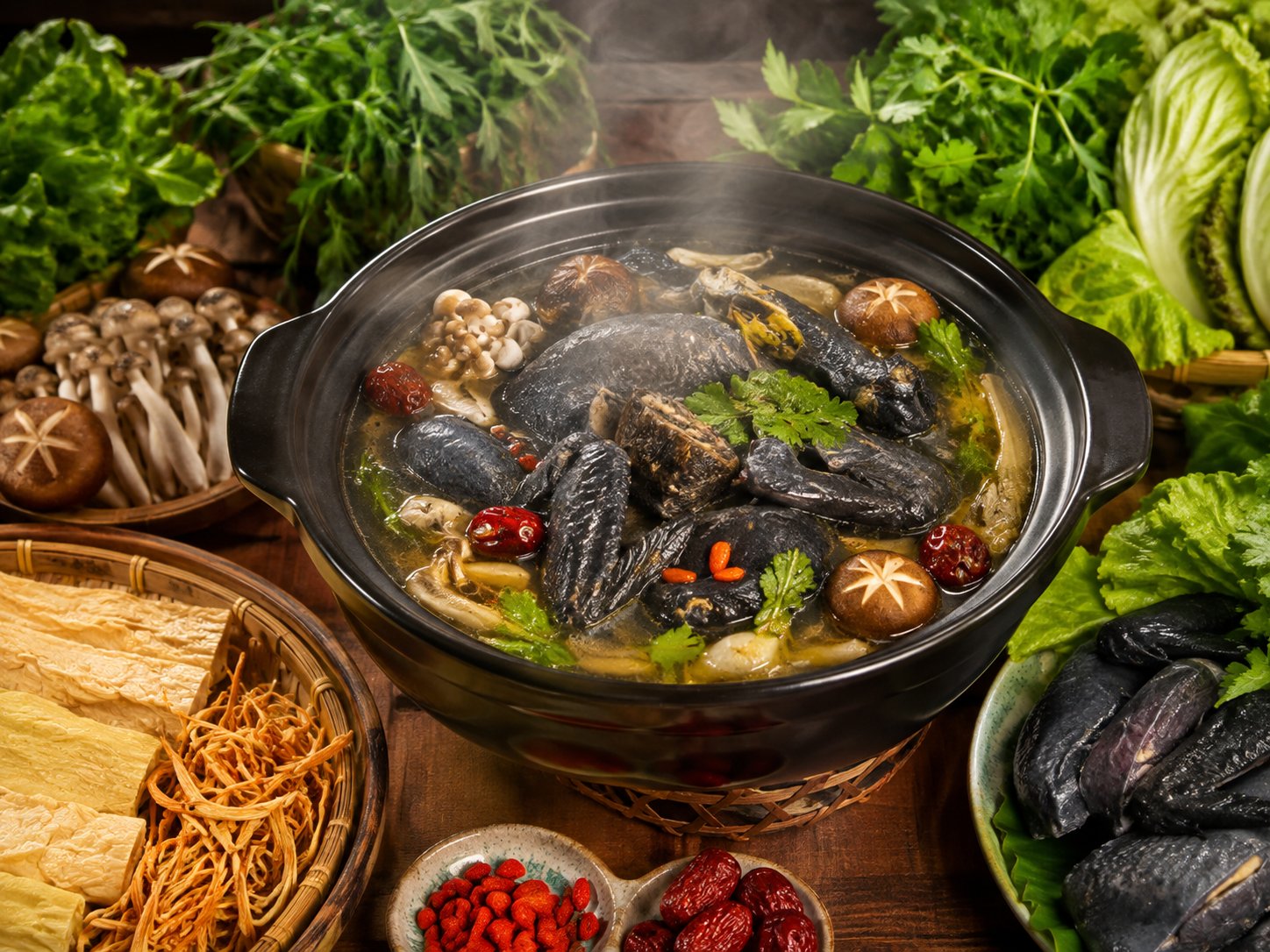 Lẩu gà đen Hà Giang