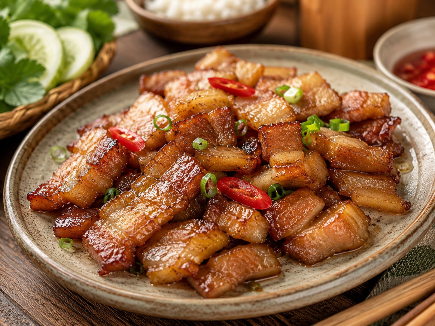 Ba chỉ rang