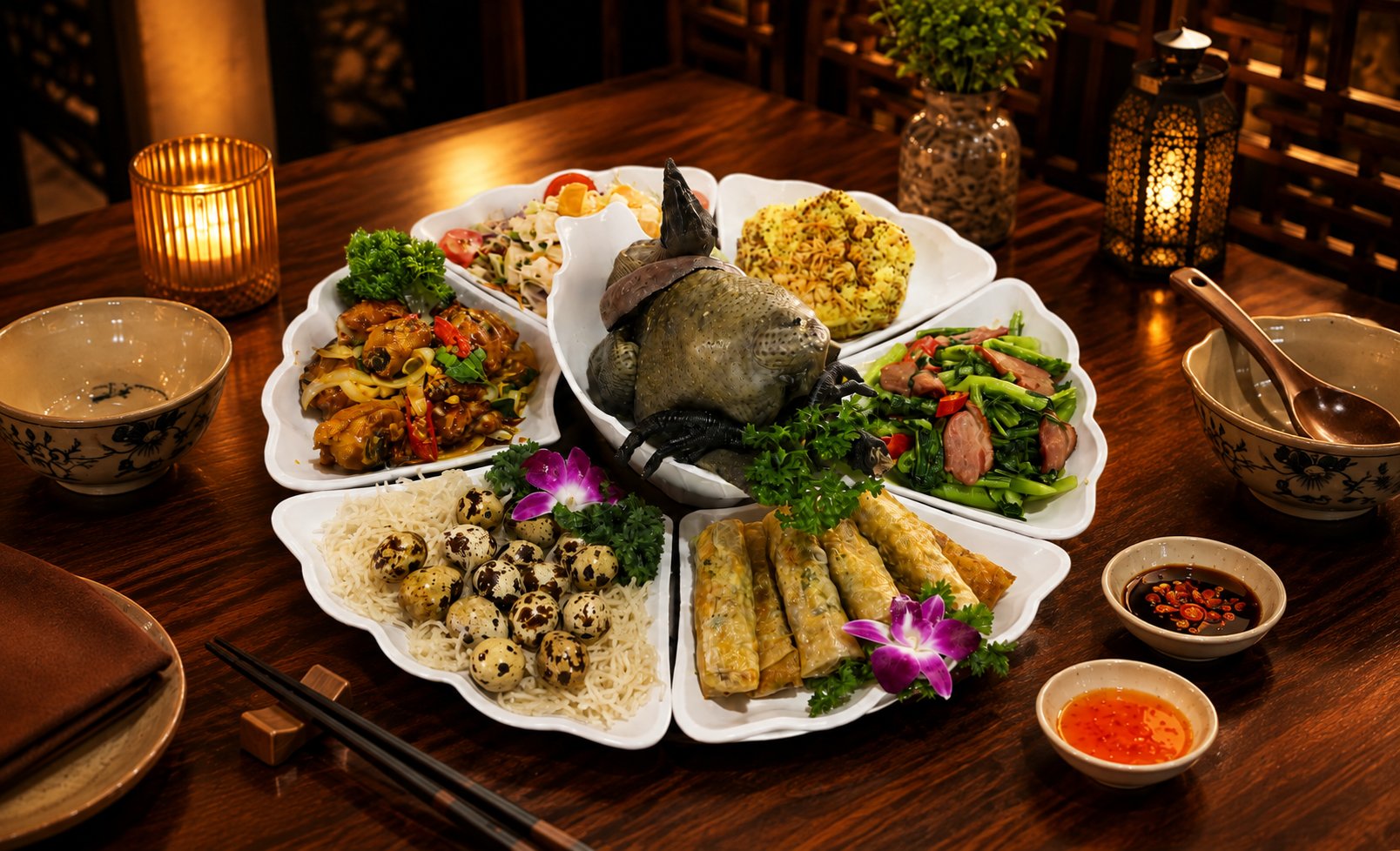 Mẹt gà đen đủ món 2