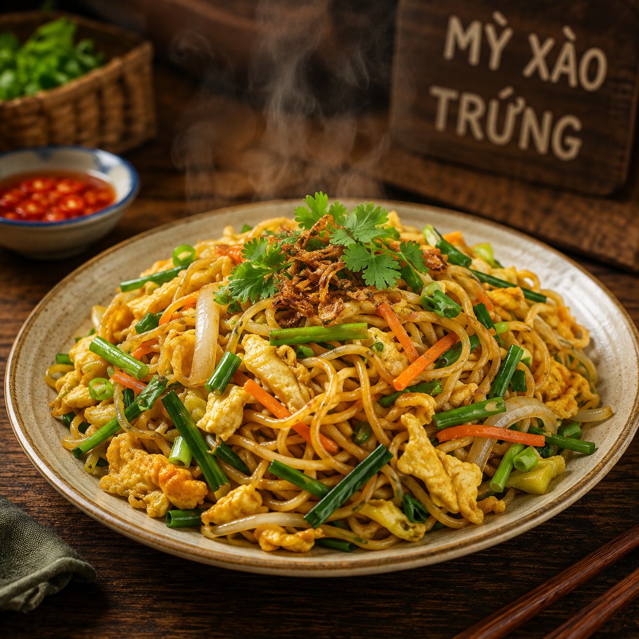 Cơm rang / Mỳ sào trứng 2