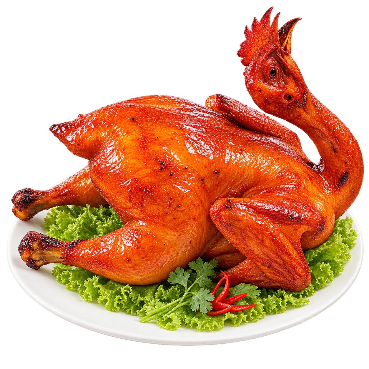Đặc sản Gà Vua Hùng Râu